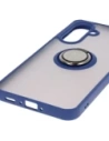 Kup Bizon Case Hybrid Ring Samsung Galaxy A36 5G / A56 5G fumuriu cu un cadru albastru închis - BIZ8002 - {ean13} - Sklep Home Screen