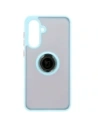 Kup Bizon Case Hybrid Ring Samsung Galaxy A36 5G / A56 5G smoky cu un cadru albastru deschis - BIZ8003 - {ean13} - Sklep Home Screen