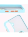 Kup Bizon Case Hybrid Ring Samsung Galaxy A36 5G / A56 5G smoky cu un cadru albastru deschis - BIZ8003 - {ean13} - Sklep Home Screen