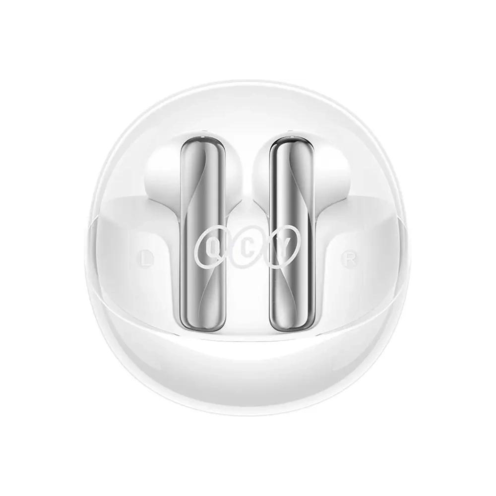 Bezprzewodowe słuchawki douszne TWS QCY AilyBuds Clear T32 (białe)