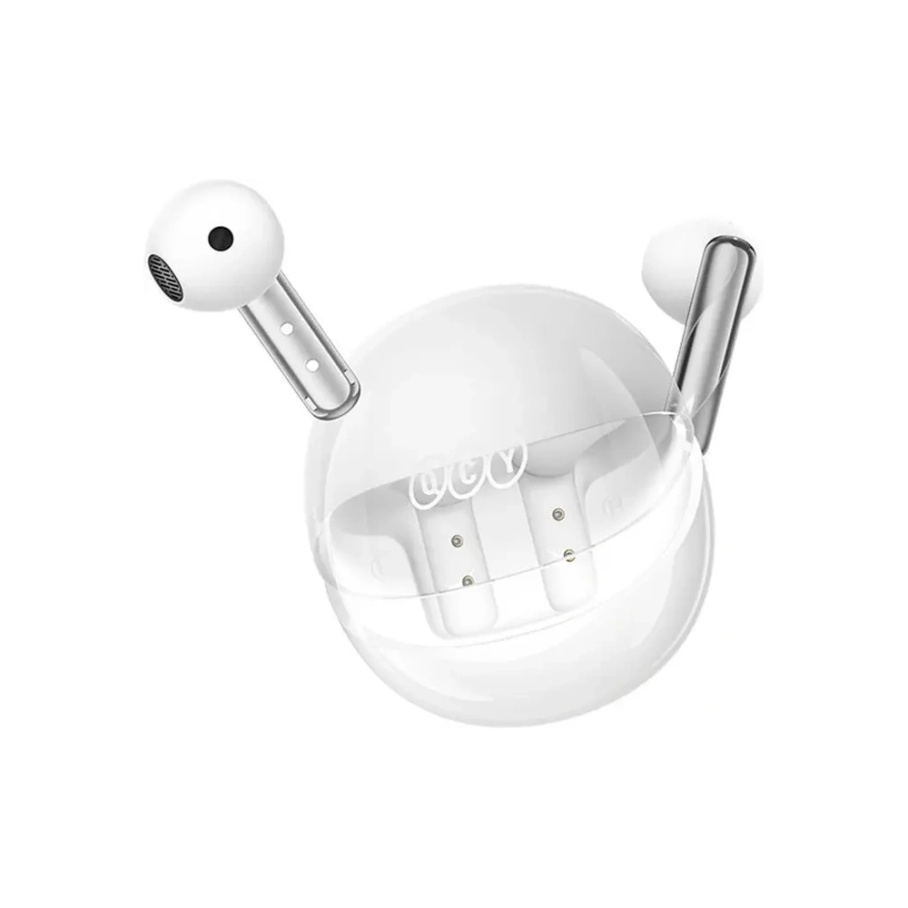 Bezprzewodowe słuchawki douszne TWS QCY AilyBuds Clear T32 (białe)