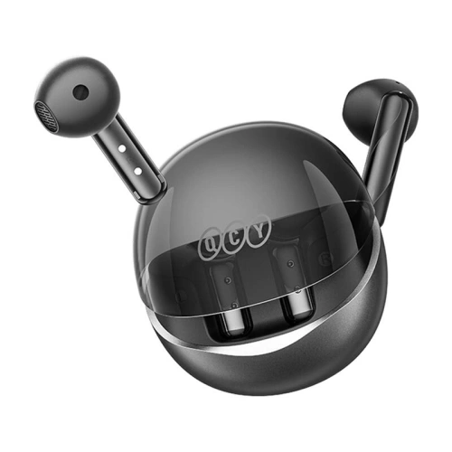 Kup QCY AilyBuds Clear T32 TWS kabellose In-Ear Kopfhörer (schwarz) - QCY92 - {ean13} - Sklep Home Screen