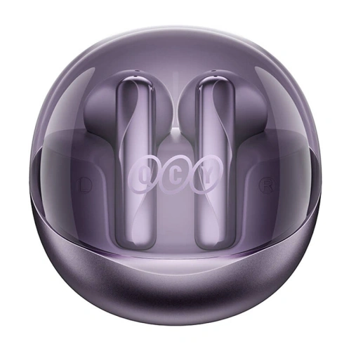 Buy QCY AilyBuds Clear T32 TWS wireless in-ear headphones (purple) - QCY93 - {ean13} - Home Screen Store Europe