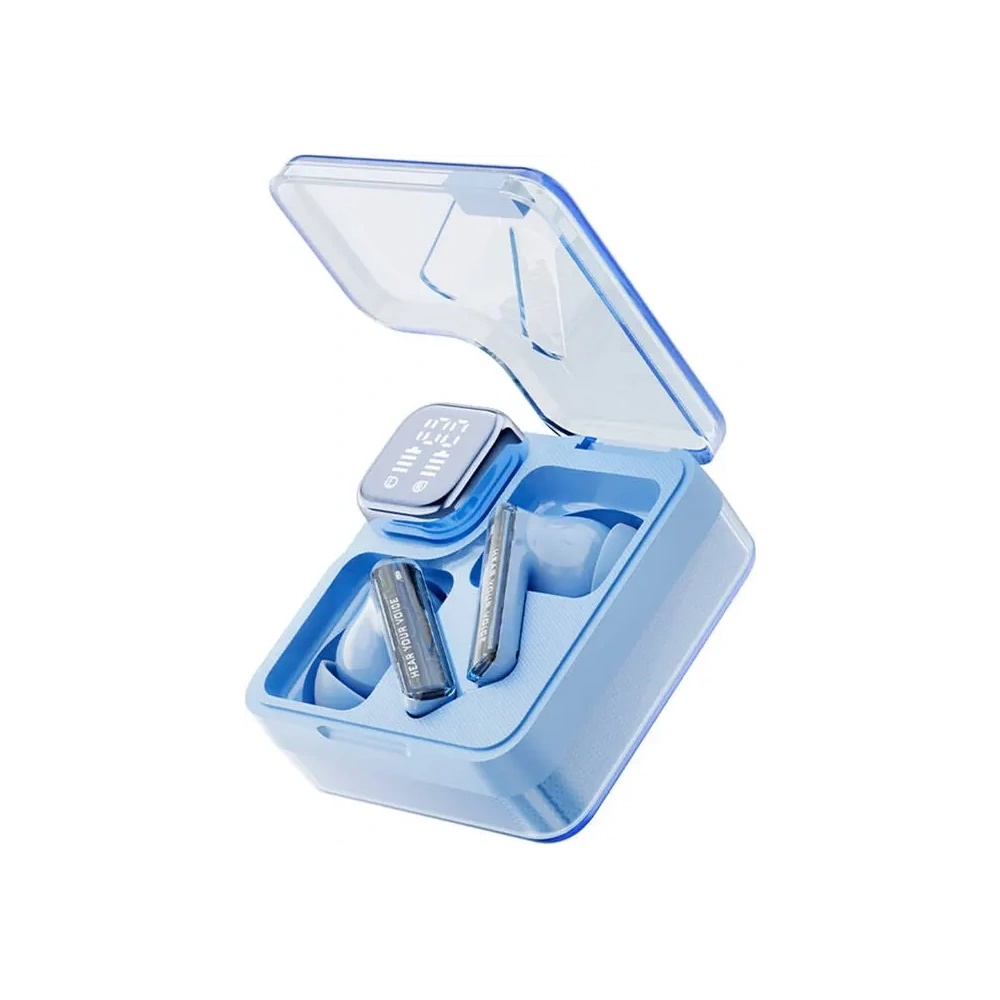 Bezprzewodowe słuchawki dokanałowe TWS QCY MeloBuds Neo T31 (niebieskie)