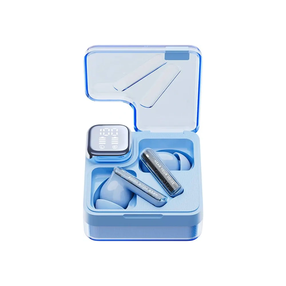 Bezprzewodowe słuchawki dokanałowe TWS QCY MeloBuds Neo T31 (niebieskie)