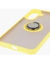 Kup Etui z uchwytem na palec Bizon Case Hybrid Ring do Samsung Galaxy A36 5G / A56 5G kouřové s žlutým rámečkem - BIZ8004 - {ean13} - Sklep Home Screen