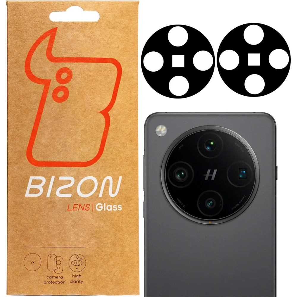 Szkło na aparat Bizon Glass Lens do Oppo Find X8 Pro [2 PACK]