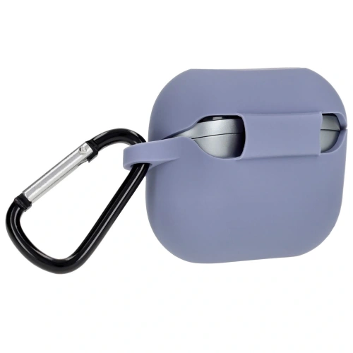 Kup Silikonowe etui z karabińczykiem Bizon Case Headphone Silicone do Samsung Galaxy Buds 3 / 3 Pro szare - BIZ8011 - {ean13} - Sklep Home Screen