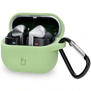 Buy Bizon Case Headphone Silicone Samsung Galaxy Buds 3 / 3 Pro light green - BIZ8012 - {ean13} - Home Screen Store Europe