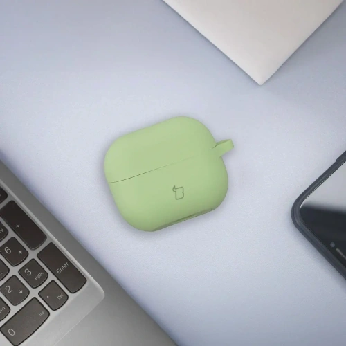 Buy Bizon Case Headphone Silicone Samsung Galaxy Buds 3 / 3 Pro light green - BIZ8012 - {ean13} - Home Screen Store Europe