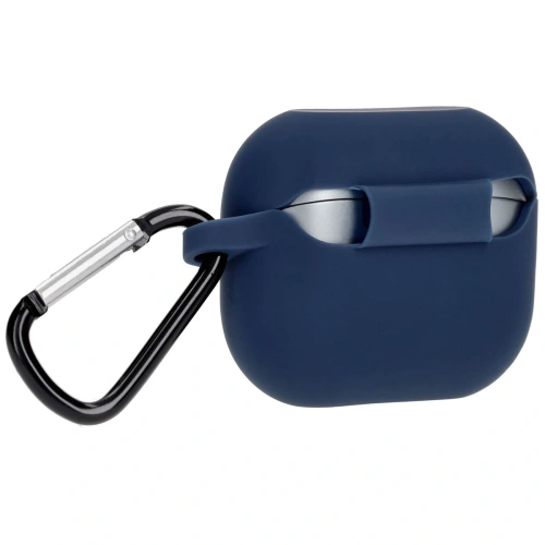 Kup Silikonowe etui z karabińczykiem Bizon Case Headphone Silicone do Samsung Galaxy Buds 3 / 3 Pro ciemnoniebieskie - BIZ8013 - {ean13} - Sklep Home Screen