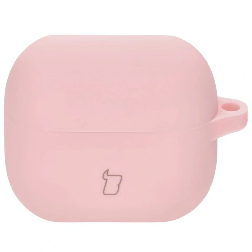 Kup Silikonowe etui z karabińczykiem Bizon Case Headphone Silicone do Samsung Galaxy Buds 3 / 3 Pro jasnoróżowe - BIZ8014 - {ean13} - Sklep Home Screen