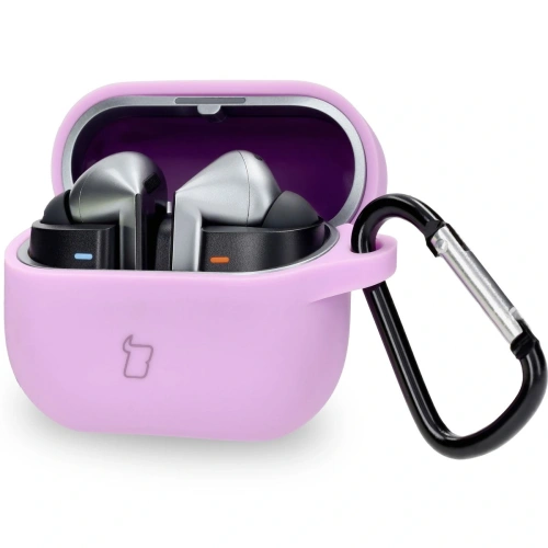 Buy Bizon Case Headphone Silicone Samsung Galaxy Buds 3 / 3 Pro light purple - BIZ8015 - {ean13} - Home Screen Store Europe