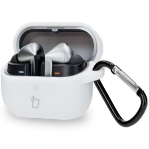 Buy Bizon Case Headphone Silicone Samsung Galaxy Buds 3 / 3 Pro white - BIZ8018 - {ean13} - Home Screen Store Europe