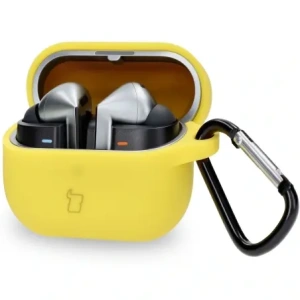 Buy Bizon Case Headphone Silicone Samsung Galaxy Buds 3 / 3 Pro yellow - BIZ8020 - {ean13} - Home Screen Store Europe