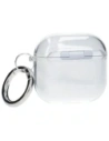Kup Elastický obal s karabinou Bizon Case Headphone Clear pro Apple AirPods 4 průhledný s třpytkami - BIZ8024 - {ean13} - Sklep Home Screen