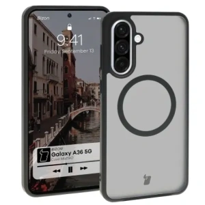 Buy Bizon Case MatteO Samsung Galaxy A36 5G translucent with black frame - BIZ8026 - {ean13} - Home Screen Store Europe