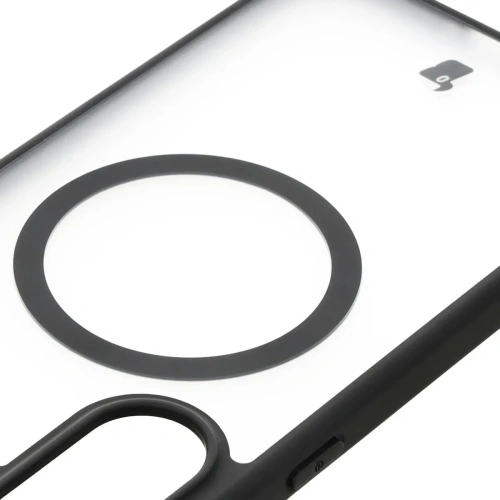 Kup Etui z pierścieniem magnetycznym Bizon Case MatteO do Samsung Galaxy A36 5G półprzezroczyste z czarną ramką - BIZ8026 - {ean13} - Sklep Home Screen