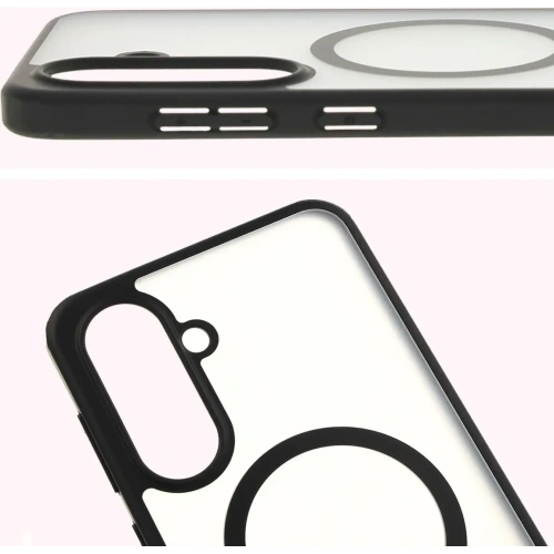 Kup Bizon Case MatteO Samsung Galaxy A36 5G translucid cu ramă neagră - BIZ8026 - {ean13} - Sklep Home Screen