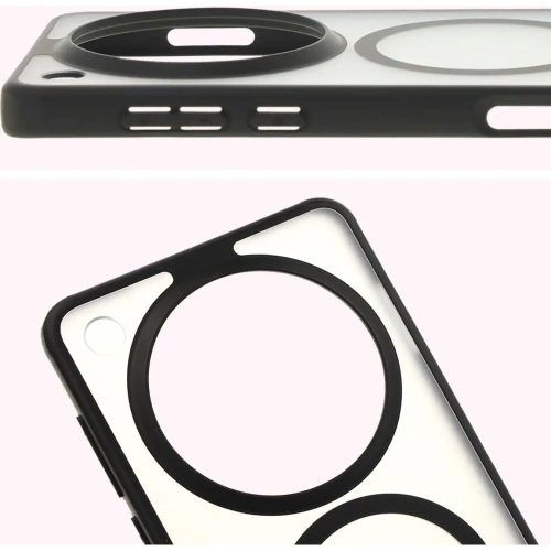 Kup Etui s magnetickým kroužkem Bizon Case MatteO pro Oppo Find X8 Pro poloprůhledné s černým rámečkem - BIZ8027 - {ean13} - Sklep Home Screen