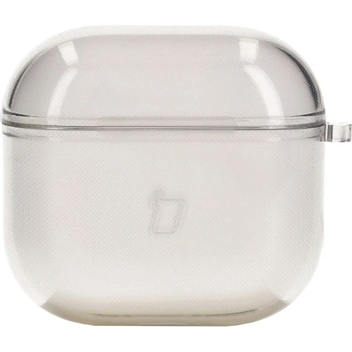 Kup Elastické pouzdro s karabinou Bizon Case Headphone Clear pro Apple AirPods 4 průhledně-černé - BIZ8029 - {ean13} - Sklep Home Screen