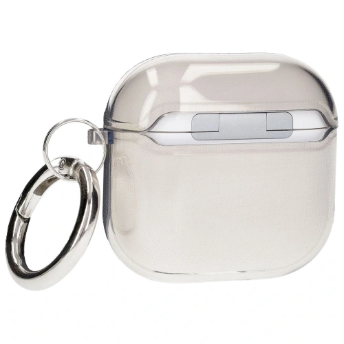 Kup Elastické pouzdro s karabinou Bizon Case Headphone Clear pro Apple AirPods 4 průhledně-černé - BIZ8029 - {ean13} - Sklep Home Screen