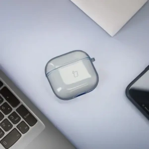 Kup Bizon Case Kopfhörer Clear Apple AirPods 4 klar-blau - BIZ8030 - {ean13} - Sklep Home Screen