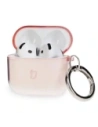 Bizon Case Headphone Clear Apple AirPods 4 clear-pink