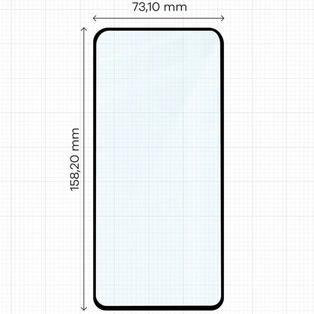Szkło hartowane Bizon Glass Edge 3D do Oppo Find X8 Pro czarna ramka