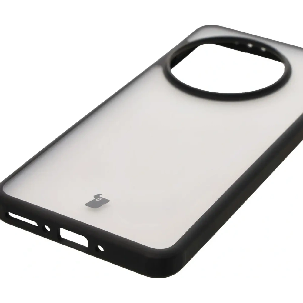 Etui Bizon Case Angelo do OnePlus 13 przydymione z czarną ramką