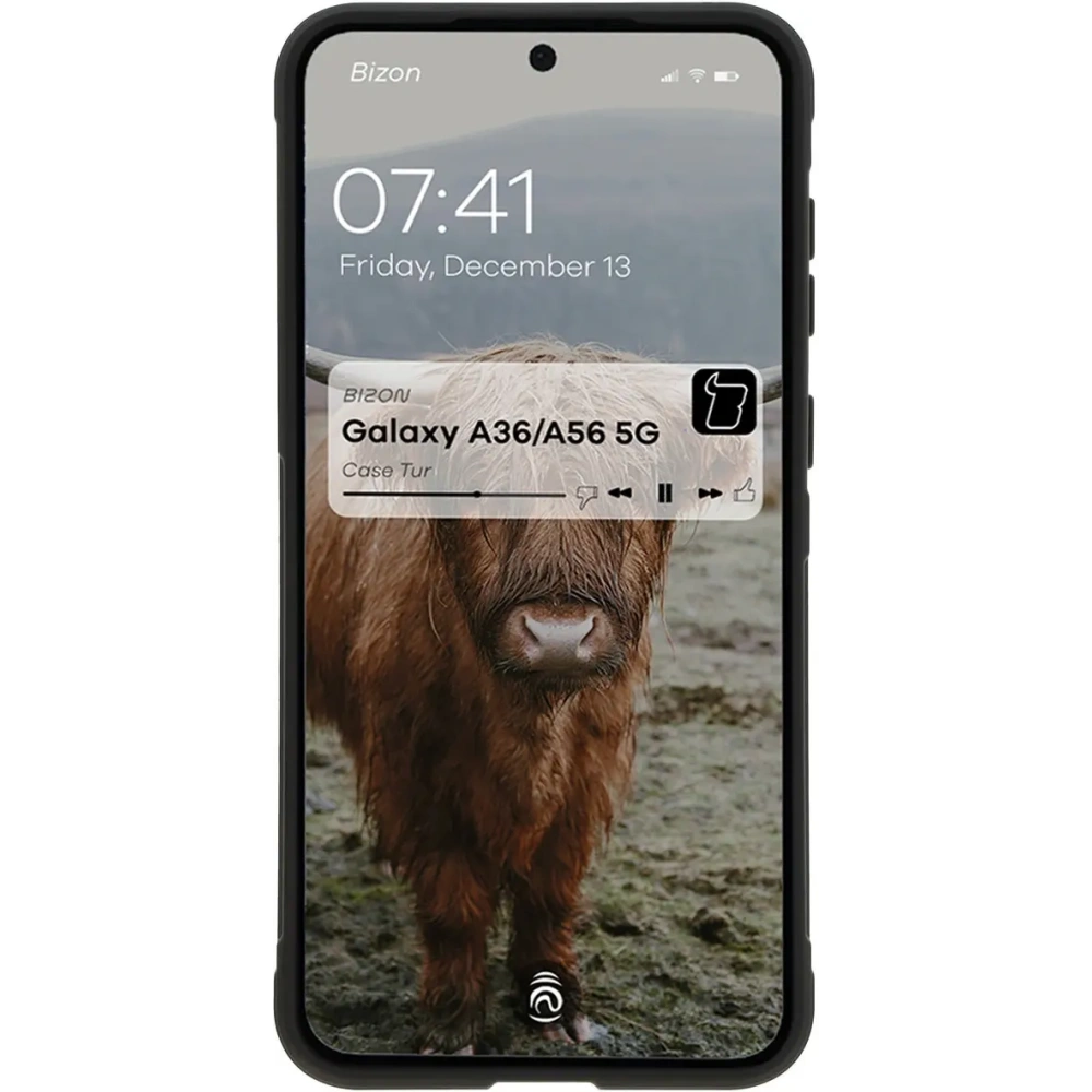 Pancerne etui Bizon Case Tur do Samsung Galaxy A36 5G / A56 5G czarne