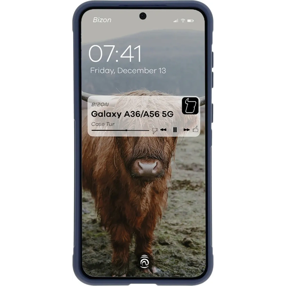Pancerne etui Bizon Case Tur do Samsung Galaxy A36 5G / A56 5G granatowe