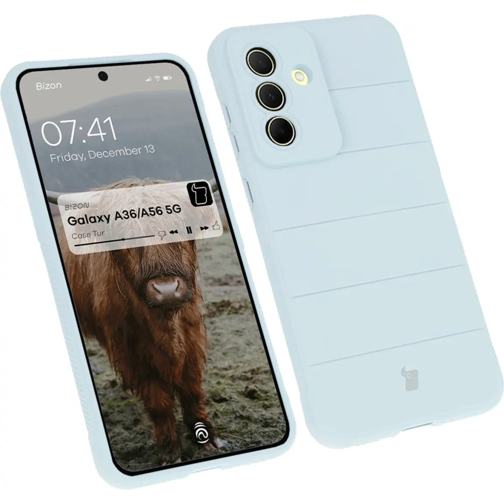 Pancerne etui Bizon Case Tur do Samsung Galaxy A36 5G / A56 5G jasnoniebieskie