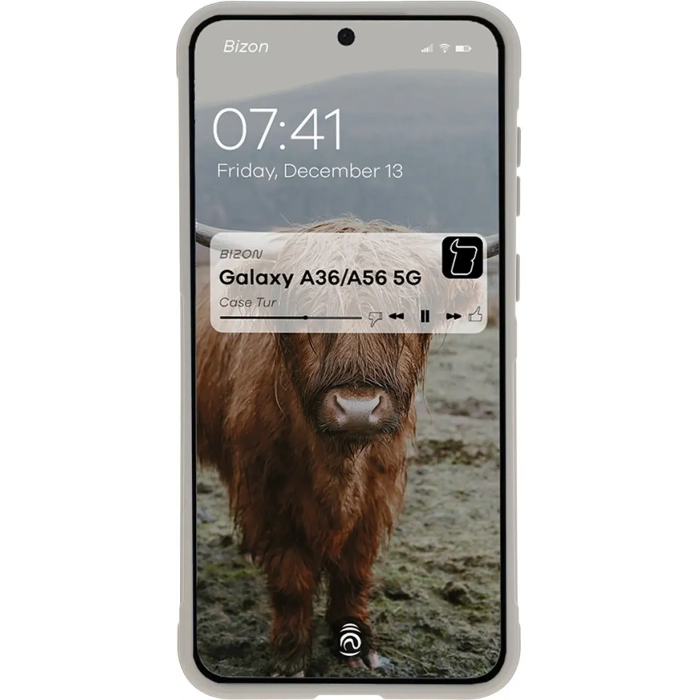 Pancerne etui Bizon Case Tur do Samsung Galaxy A36 5G / A56 5G jasnoszare