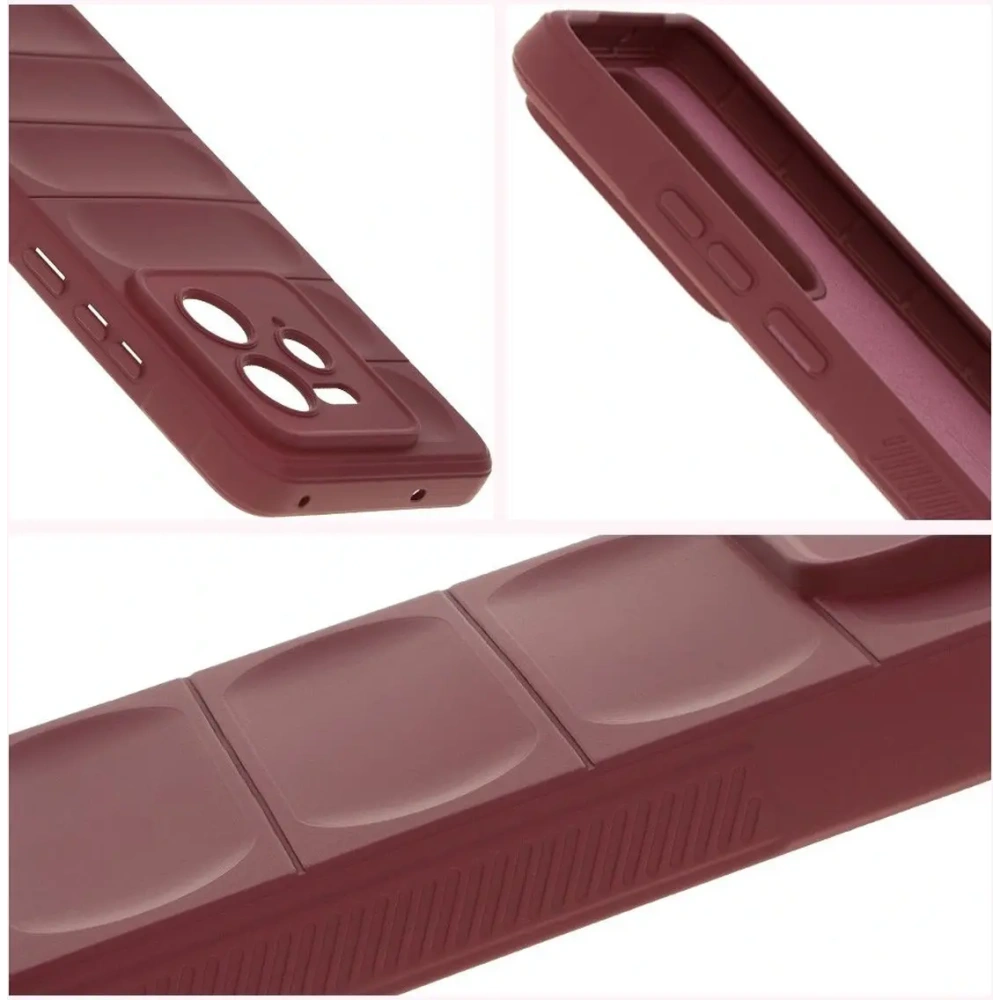 Pancerne etui Bizon Case Tur do Realme GT 7 Pro ciemnofioletowe