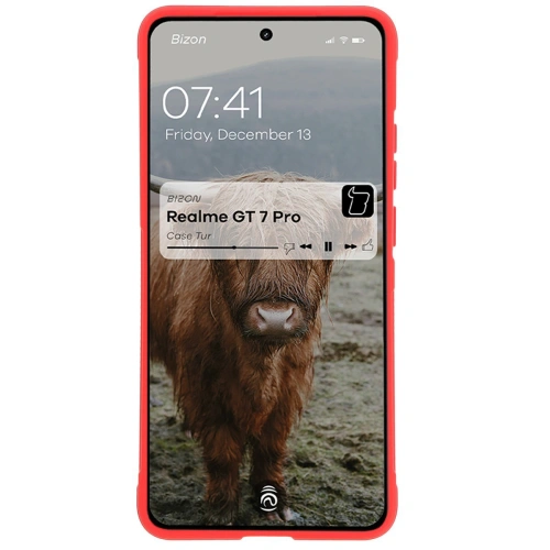 Kup Bizon tok Tur Realme GT 7 Pro piros - BIZ8043 - {ean13} - Sklep Home Screen