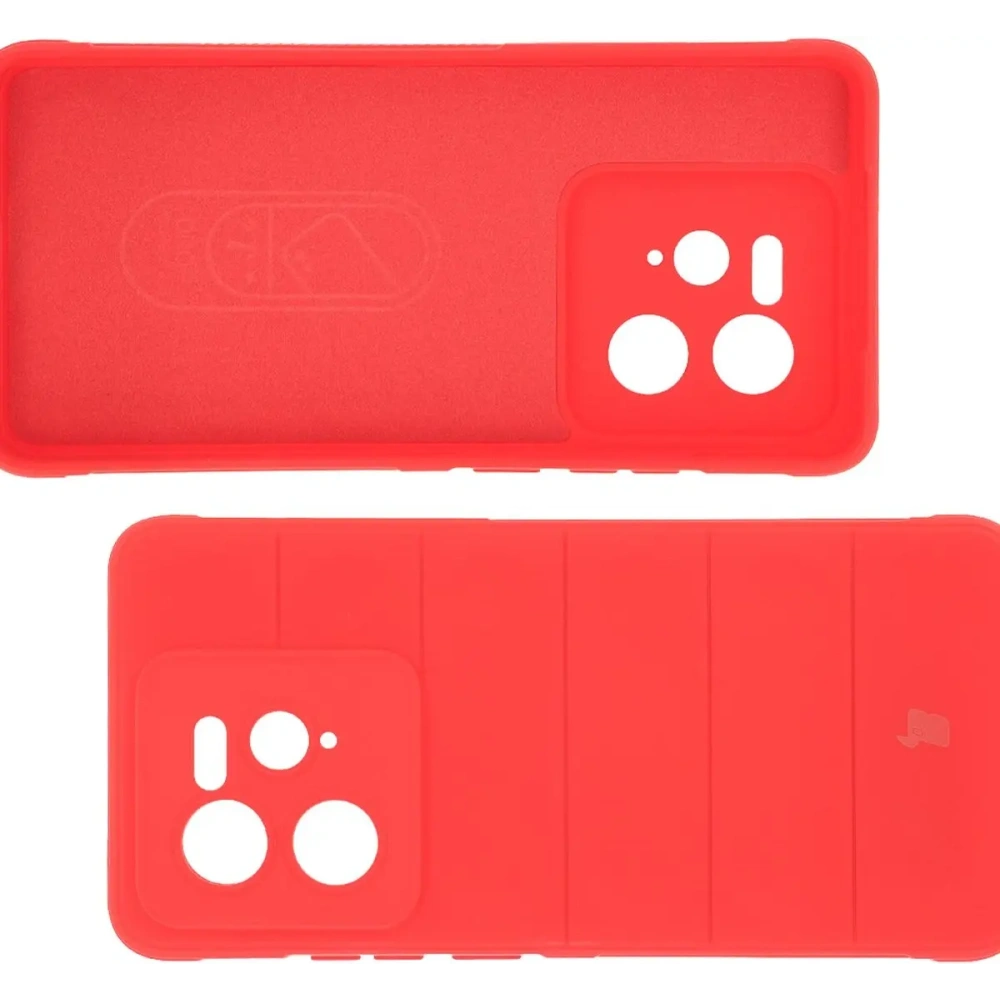 Pancerne etui Bizon Case Tur do Realme GT 7 Pro czerwone