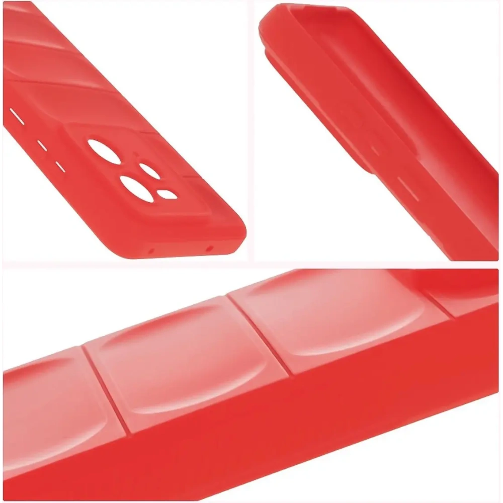 Pancerne etui Bizon Case Tur do Realme GT 7 Pro czerwone