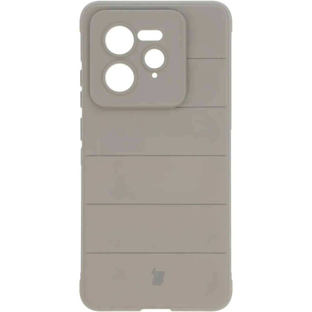 Pancerne etui Bizon Case Tur do Realme GT 7 Pro jasnoszare