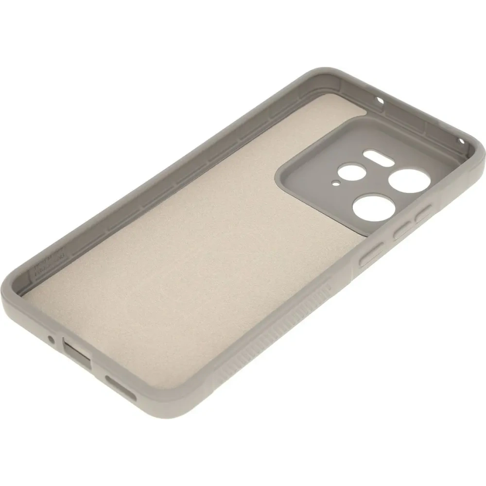 Pancerne etui Bizon Case Tur do Realme GT 7 Pro jasnoszare