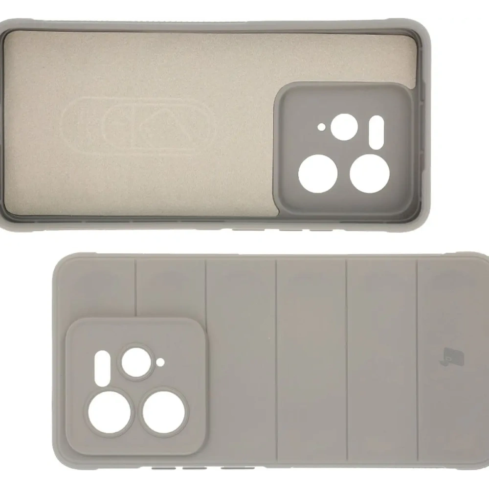 Pancerne etui Bizon Case Tur do Realme GT 7 Pro jasnoszare