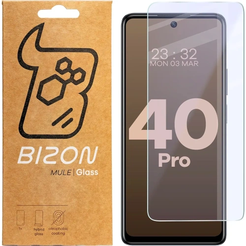 Kup Elastické hybridní sklo Bizon Glass Mule pro Infinix Hot 40 Pro - BIZ8047 - {ean13} - Sklep Home Screen