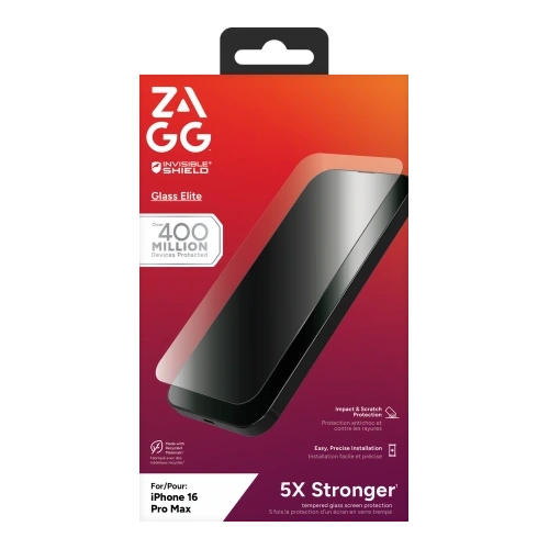 Kup Szkło hartowane ZAGG InvisibleShield Glass Elite Apple iPhone 16 Pro Max - ZAG168 - {ean13} - Sklep Home Screen