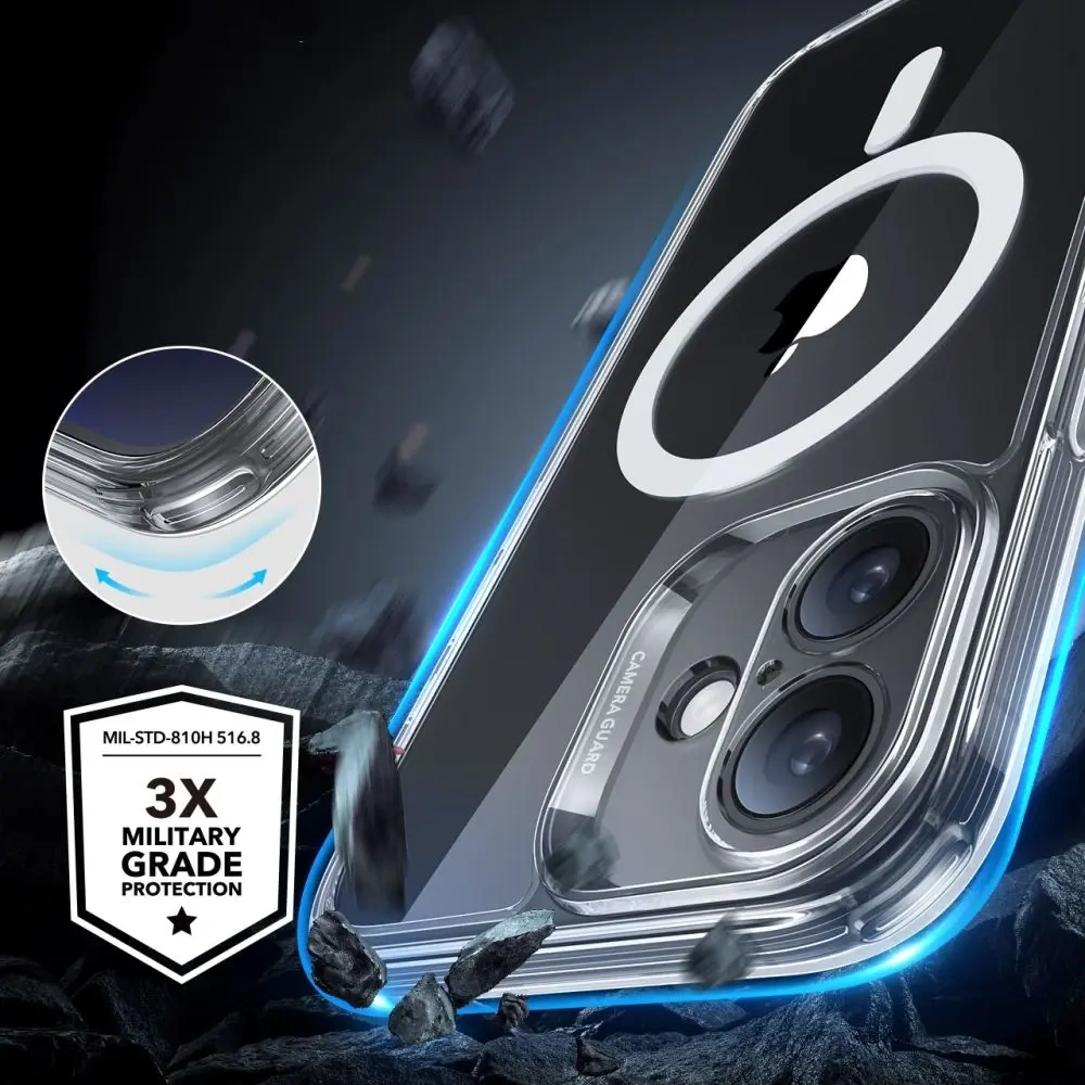 Etui + szkło ESR Classic Pro Set Halolock MagSafe Apple iPhone 16 Clear