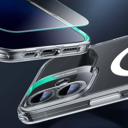 Kup Etui + sklo ESR Classic Pro Set Halolock MagSafe Apple iPhone 16 Clear - ESR870 - {ean13} - Sklep Home Screen