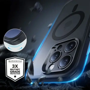 Kup Etui + szkło ESR Classic Pro Set Halolock MagSafe Apple iPhone 16 Pro Frosted Black - ESR872 - {ean13} - Sklep Home Screen