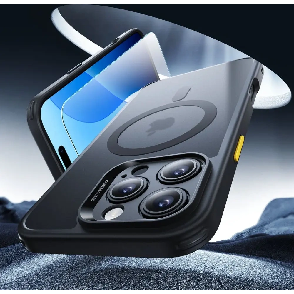 Etui + szkło  ESR Classic Pro Set Halolock MagSafe Apple iPhone 16 Pro Max Frosted Black