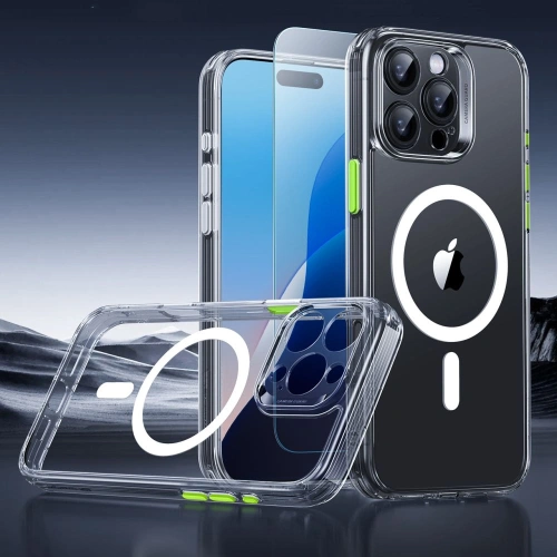 Kup Etui + sklo ESR Classic Pro Set Halolock MagSafe Apple iPhone 16 Pro Max Clear - ESR874 - {ean13} - Sklep Home Screen