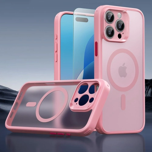 Kup Etui + szkło ESR Classic Pro Set Halolock MagSafe Apple iPhone 16 Pro Max Frosted Pink - ESR875 - {ean13} - Sklep Home Screen