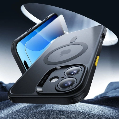 Kup Etui + szkło ESR Classic Pro Set Halolock MagSafe Apple iPhone 16 Frosted Black - ESR876 - {ean13} - Sklep Home Screen